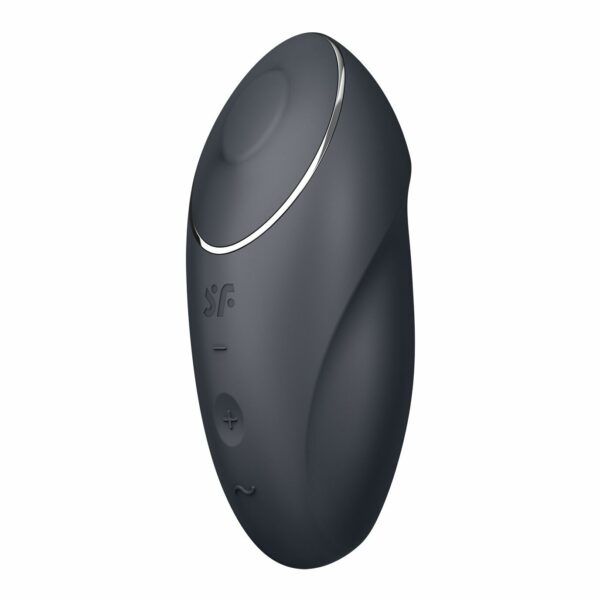 Вібростимулятор-пульсатор Satisfyer Tap & Climax 1 Grey, ефект постукування пальцем, 2 мотори - Зображення 4