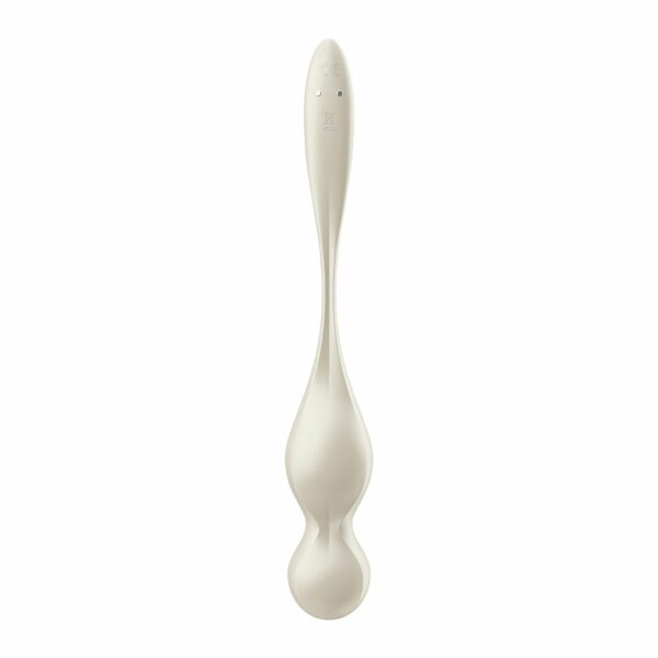 Вагінальні смарт-кульки з вібрацією Satisfyer Love Birds 1 Connect App White, 78 г - Зображення 3