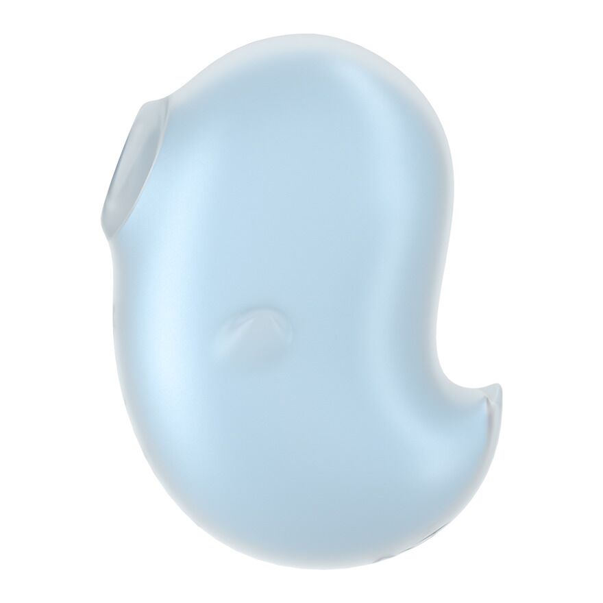 Вакуумний кліторальний стимулятор з вібрацією Satisfyer Cutie Ghost Blue - Зображення 2