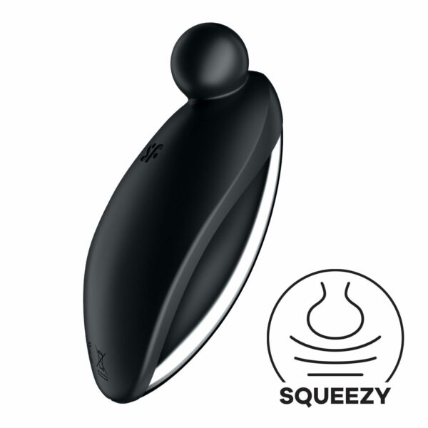 Вібратор для зовнішньої стимуляції Satisfyer Spot On 2 Black, дуже потужний, гнучкий відросток