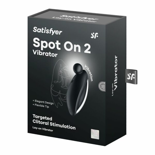 Вібратор для зовнішньої стимуляції Satisfyer Spot On 2 Black, дуже потужний, гнучкий відросток - Зображення 7