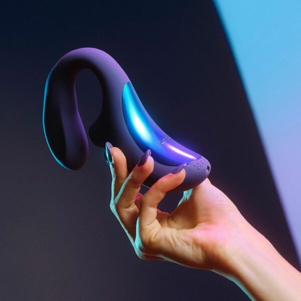 Кліторально-вагінальний звуковий стимулятор LELO Enigma WAVE Cyber Purple - Зображення 8
