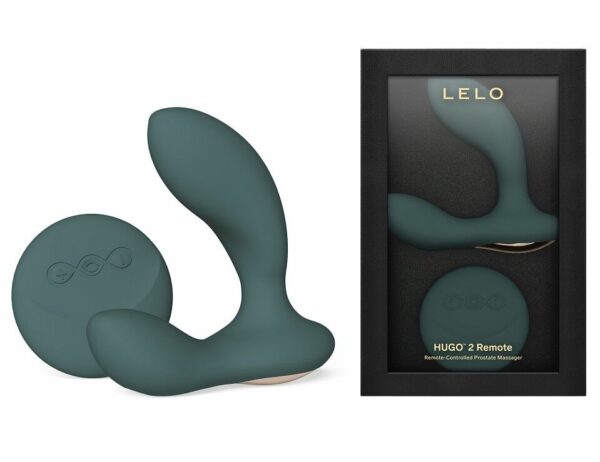 Масажер простати LELO Hugo 2 Remote Green - Зображення 2