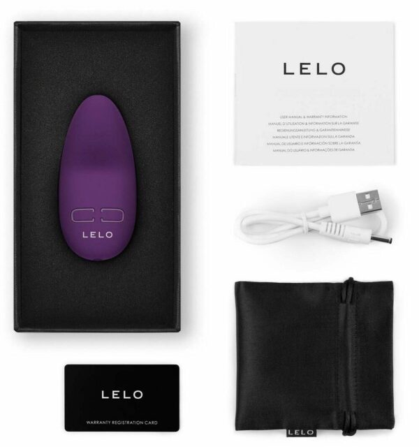 Вібратор LELO Lily 3 Dark Plum - Зображення 4