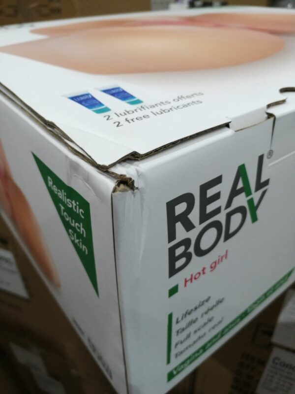 Мастурбатор-півторс Real Body — Hot Girl, два входи: вагіна та попка (мятая упаковка!!!) - Зображення 2