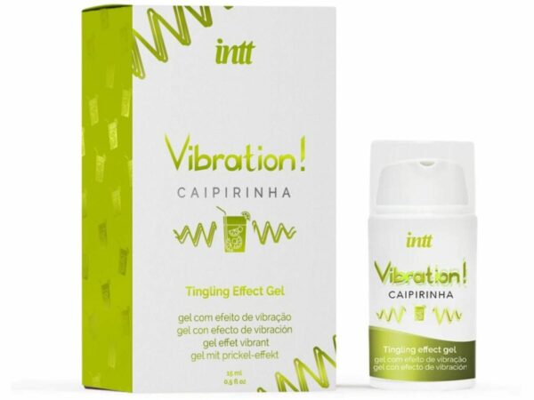 Рідкий вібратор Intt Vibration Caipirinha  (15 мл) (м'ята упаковка!!!)