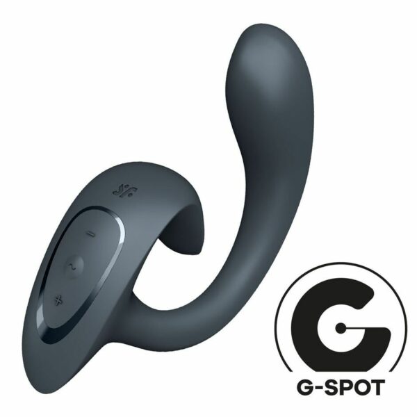 Вагінально-кліторальний вібратор Satisfyer G for Goddess 1 Dark Grey, 2 мотори