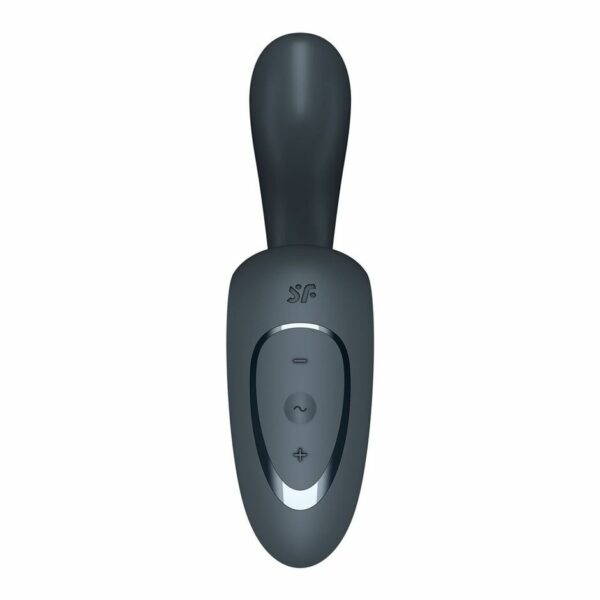 Вагінально-кліторальний вібратор Satisfyer G for Goddess 1 Dark Grey, 2 мотори - Зображення 2