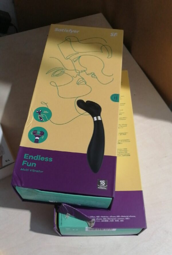 Вібратор для пар Satisfyer Endless Fun Black (м'ята упаковка!!!) - Зображення 2