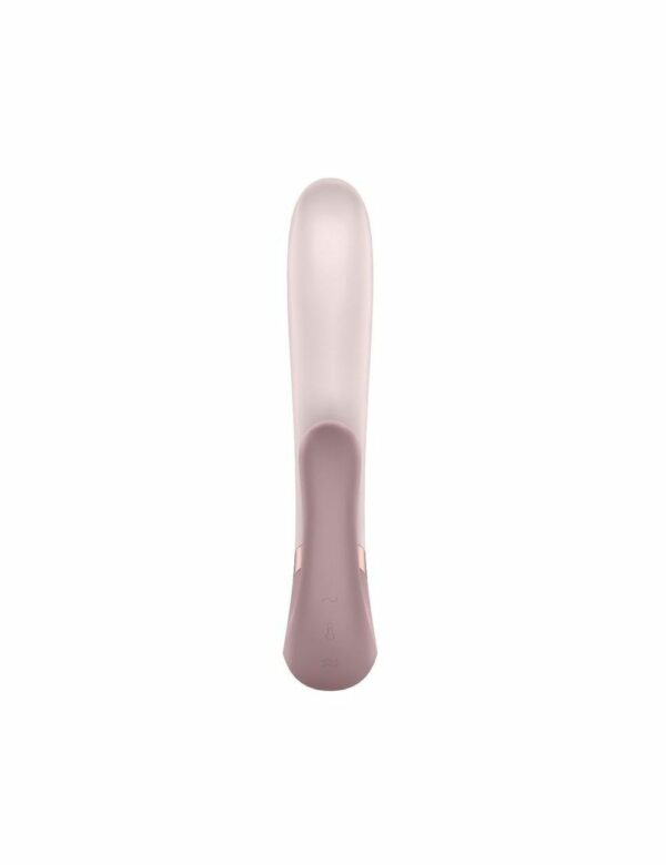Смарт вібратор-кролик із підігрівом Satisfyer Heat Wave Mauve (мя'та упаковка!!!) - Зображення 3