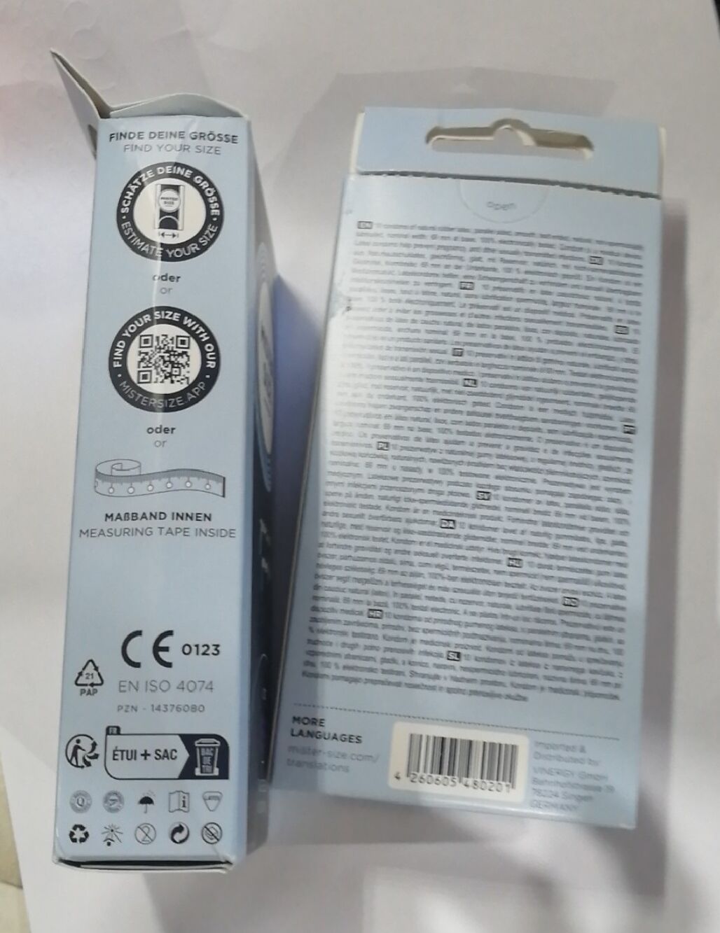 Презервативи Mister Size - pure feel - 69 (10 condoms), товщина 0,05 мм (м'ята упаковка!!!) - Зображення 2