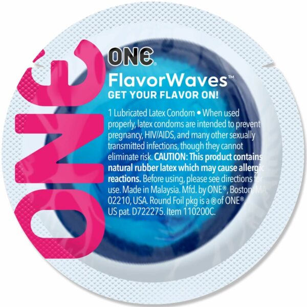 Презерватив ONE FlavorWaves 1 шт зі смаком Island Punch - Зображення 2