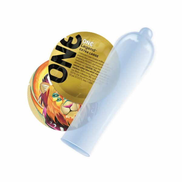 Презервативи ONE Legend Extra Large 12 шт, подарункова упаковка тюб - Зображення 2