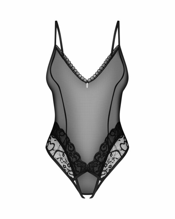 Боді Obsessive Blomentis crotchless teddy M/L - Зображення 3