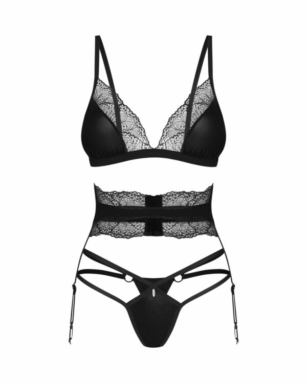 Комплект Obsessive Lobellis 3-pcs set XL/2XL - Зображення 3