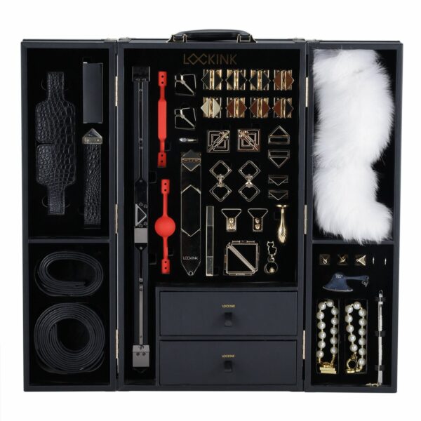 БДСМ-набір LOCKINK All-in-1 BDSM Play Kit - Crocodile Leather