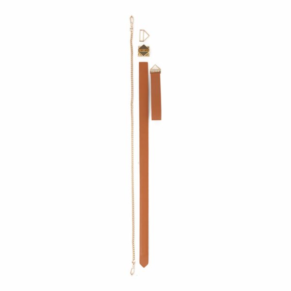 Повідець LOCKINK Tied Collar with Leash Set - Brown - Зображення 5