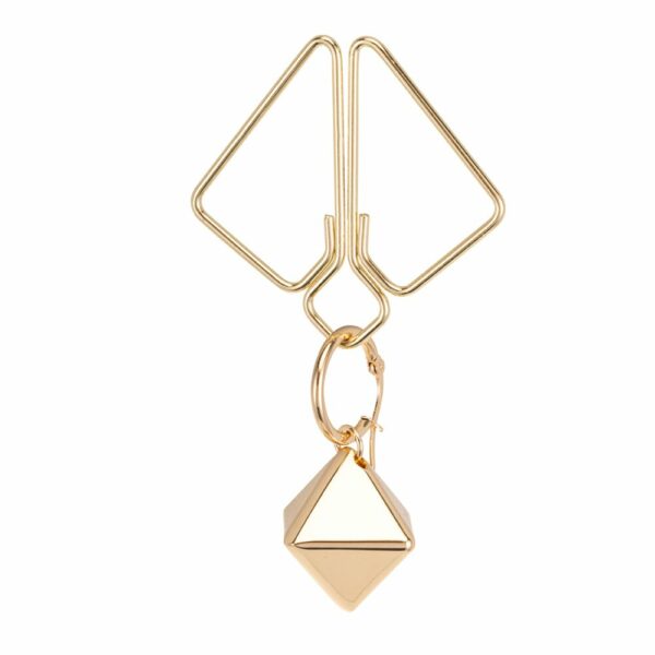 Затискачі для сосків з важкою підвіскою LOCKINK Nipple Clamps with Heavy Pendant - Golden - Зображення 8
