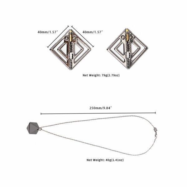 Затискачі для сосків з важкою підвіскою LOCKINK Adjustable Nipple Clamps with Heavy Pendant - Grey - Зображення 9