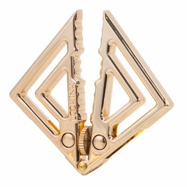 Затискачі для сосків з легкої підвіскою LOCKINK Adjustable Nipple Clamps with Light Pendant - Golden - Зображення 2