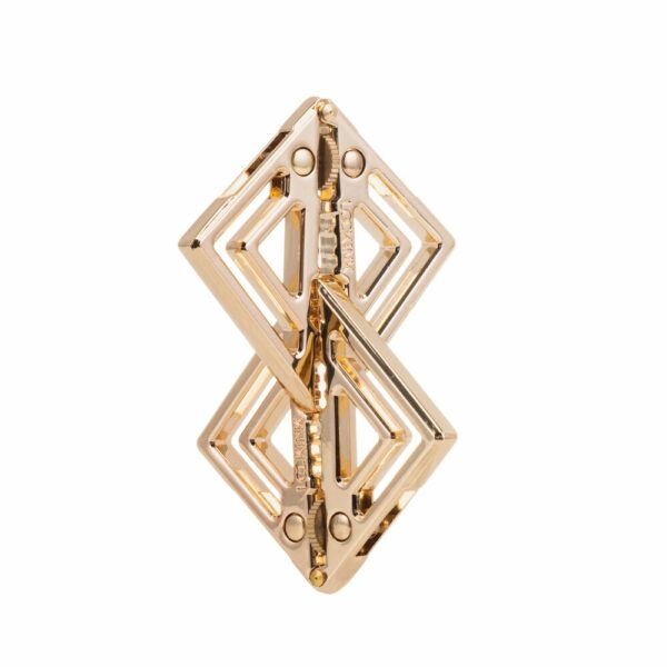 Затискачі для сосків з легкої підвіскою LOCKINK Adjustable Nipple Clamps with Light Pendant - Golden - Зображення 6