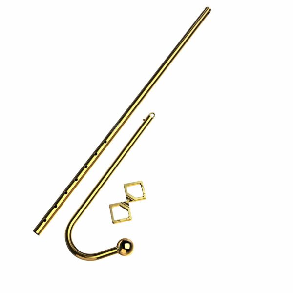 Анальний гак LOCKINK Golden Adjustable Anal Hook Set - Зображення 2