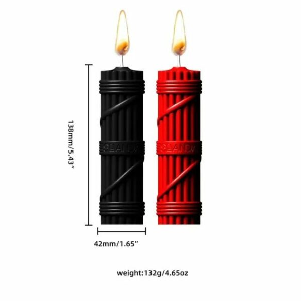 Свічки для BDSM LOCKINK SEVANDA Fetish Drip Candles Set 2 шт - Зображення 2