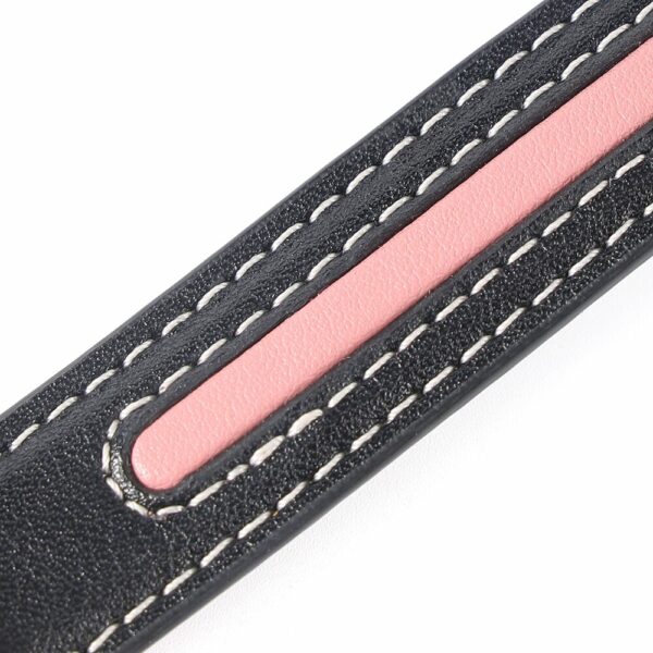 Повідець LOCKINK SEVANDA Love Heart Butterfly Leather Collar Set - Black - Зображення 6