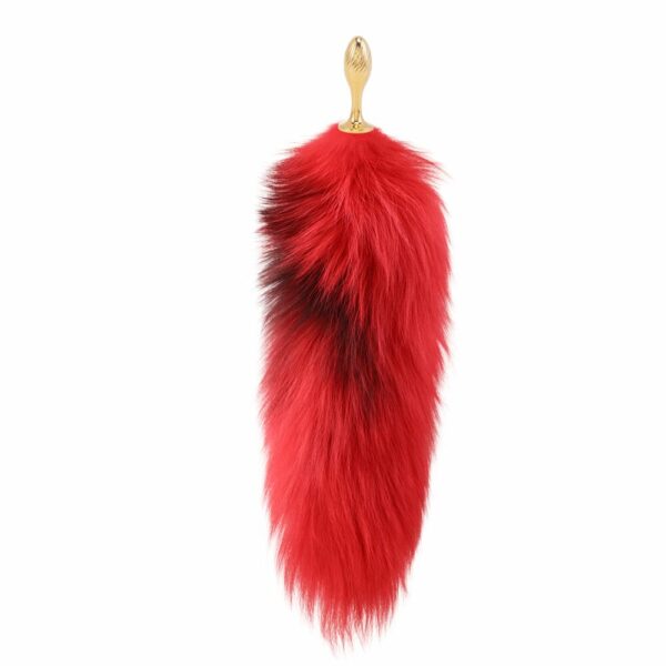 Анальна пробка з хвостом лисиці LOCKINK SEVANDA Red Vixen Set with Pear-shape Plug - Зображення 2