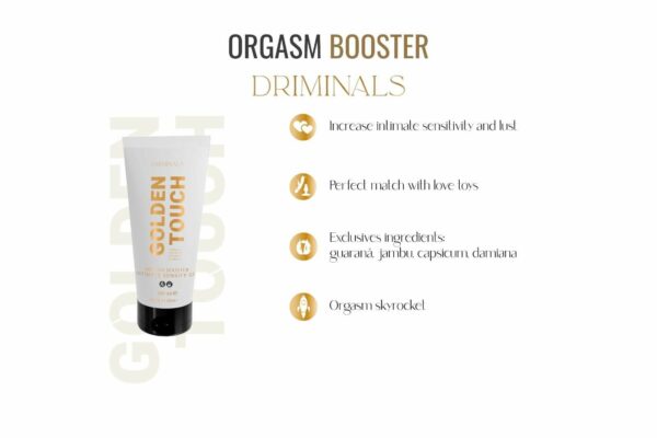 Крем-бустер для клітора Driminals Golden Touch Orgasm Booster 100 мл - Зображення 2