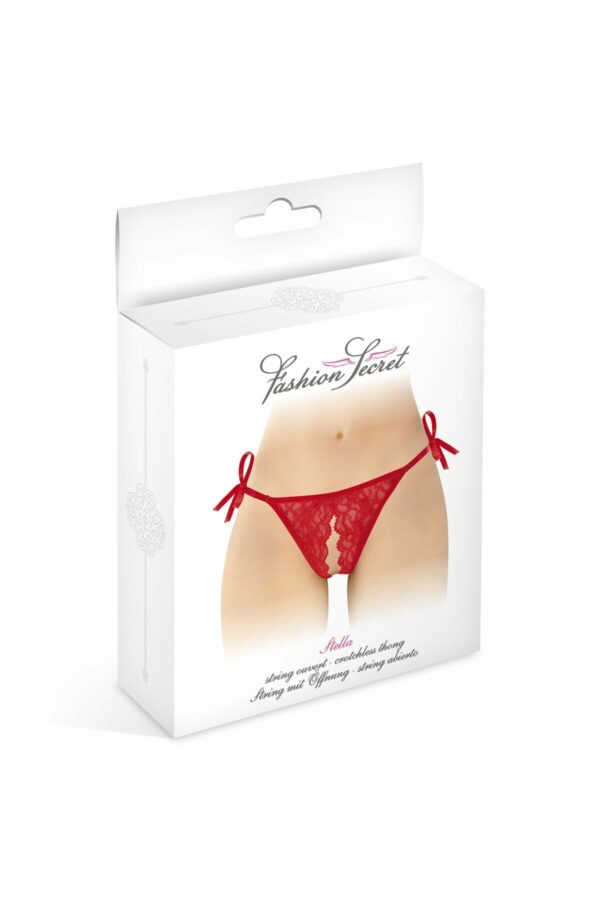 Трусики з доступом Fashion Secret STELLA Red (м'ята упаковка!!!) - Зображення 4