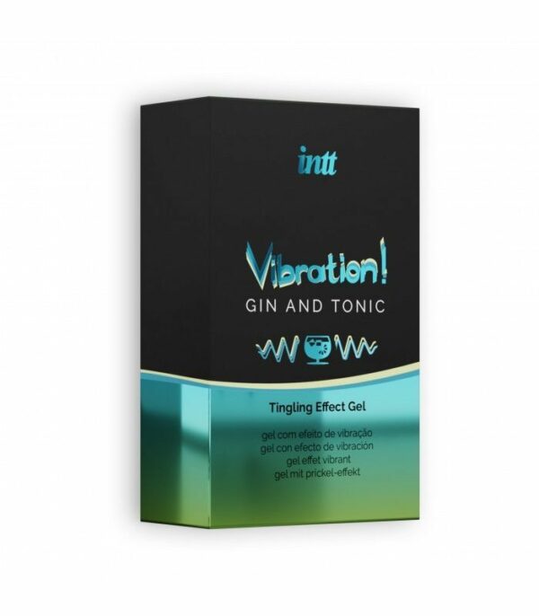 Рідкий вібратор Intt Vibration Gin Tonic (15 мл) (м'ята упаковка!!!) - Зображення 4