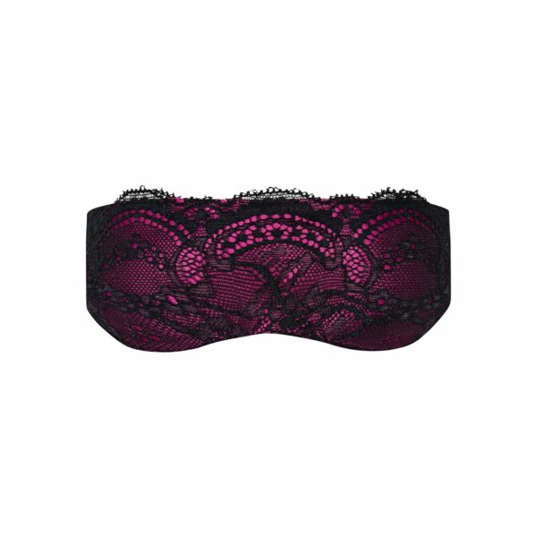 Атласна маска для сну Obsessive Roseberry mask, pink (м'ята упаковка!!!) - Зображення 3