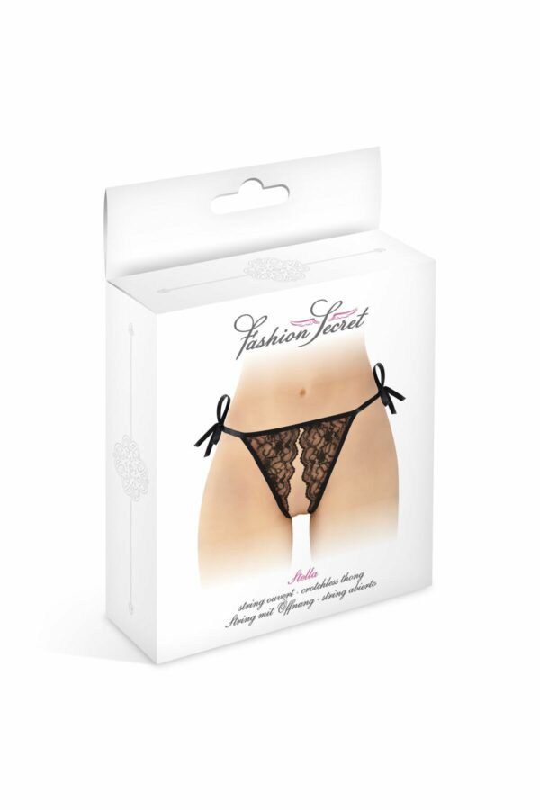 Трусики з доступом Fashion Secret STELLA Black (м'ята упаковка!!!) - Зображення 4