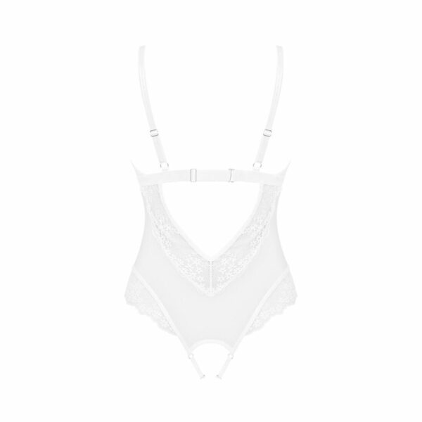 Еротичне напівпрозоре боді Obsessive Heavenlly crotchless teddy M/L (м'ята упаковка!!!) - Зображення 5