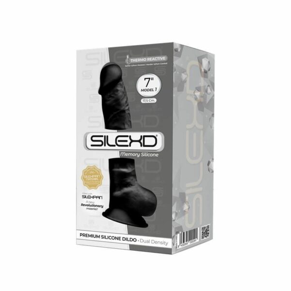 Фалоімітатор SilexD Johnny Black (MODEL 1 size 7in)  (м'ята упаковка!!!) - Зображення 3