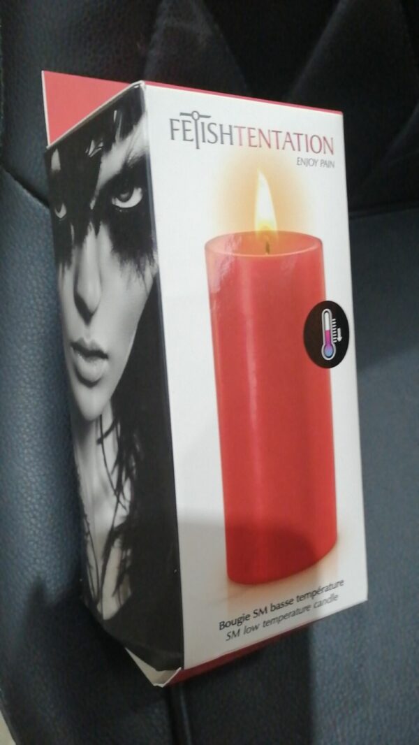 БДСМ свічка низькотемпературна Fetish Tentation SM Low Temperature Candle Red (зіпсована упаковка!!) - Зображення 2