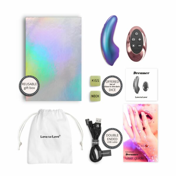Вакуумний кліторальний стимулятор Love To Love DREAMER - IRIDESCENT TURQUOISE - Зображення 5