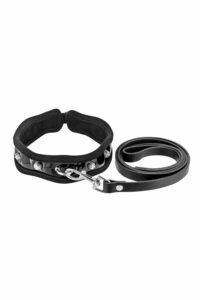 Повідець Fetish Tentation Premium Patent leather chocker and leash