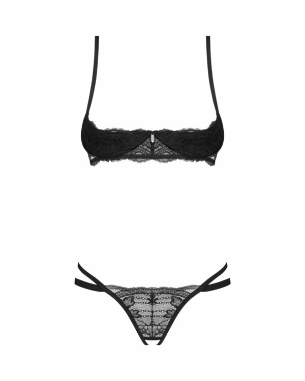 Комплект Obsessive Nutris 2-pcs crotchless set M/L - Зображення 3