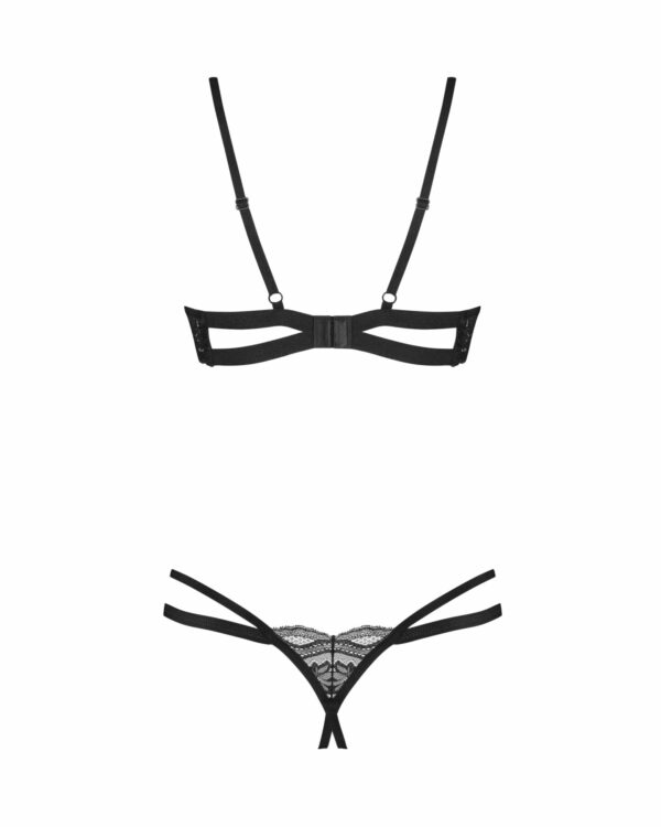 Комплект Obsessive Nutris 2-pcs crotchless set XL/2XL - Зображення 4