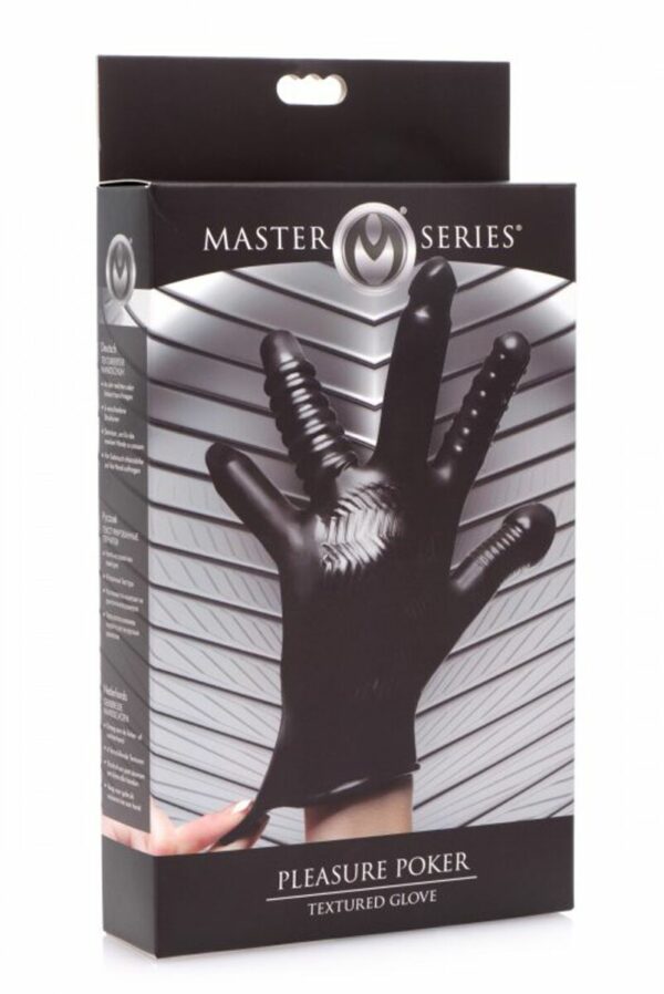 Рукавичка з різними текстурами Master Series Pleasure Poker Textured Glove - Зображення 5