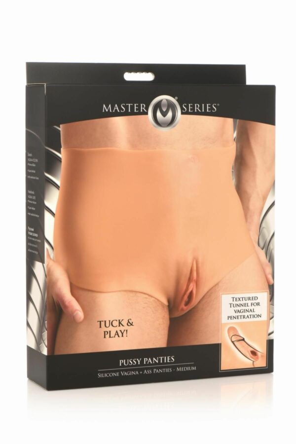 Накладна вагіна Master Series Silicone Vagina + Butt Panties - Medium - Зображення 10