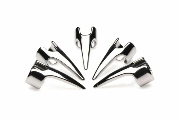 Набір кілець з кігтями Master Series Five-Piece Sensation Claw Rings - Silver - Зображення 2