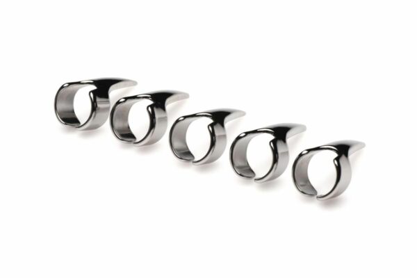 Набір кілець з кігтями Master Series Five-Piece Sensation Claw Rings - Silver - Зображення 4