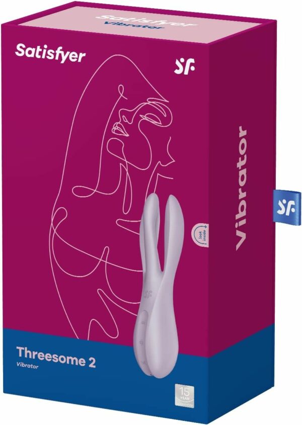 Кліторальний вібратор Satisfyer Threesome 2 Violet - Зображення 7