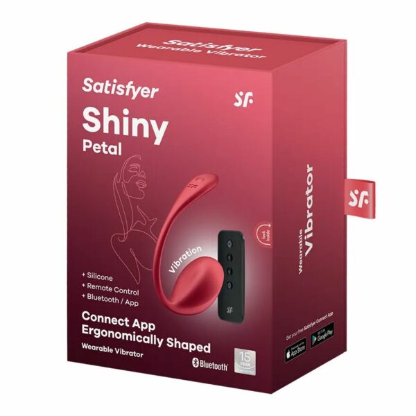 Віброяйце Satisfyer Shiny Petal Connect App - Зображення 5