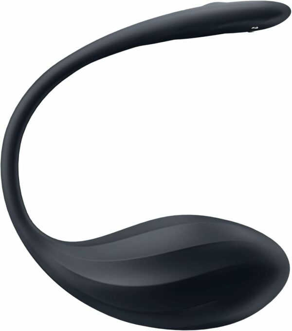 Віброяйце Satisfyer Ribbed Petal Connect App Black - Зображення 3