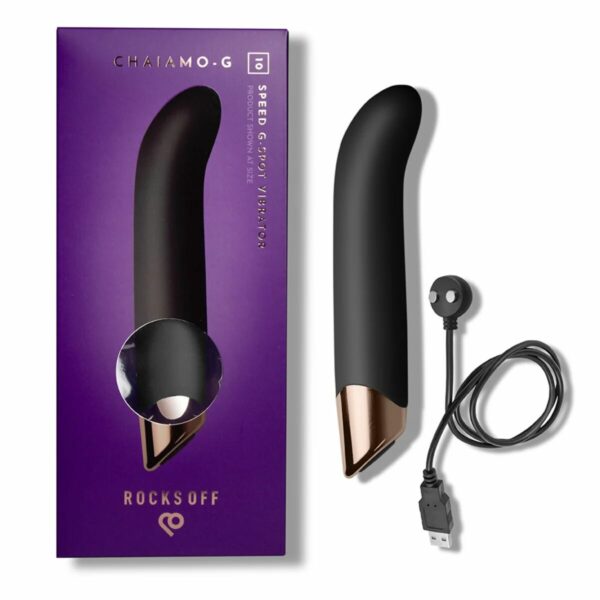 Вібратор Rocks Off Chaiamo G Black - Зображення 4