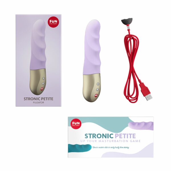 Мініпульсатор Fun Factory STRONIC PETITE pastel lilac, 8 режимів, підходить для початківців - Зображення 7